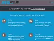 Tablet Screenshot of affiliatewebdesigners.com